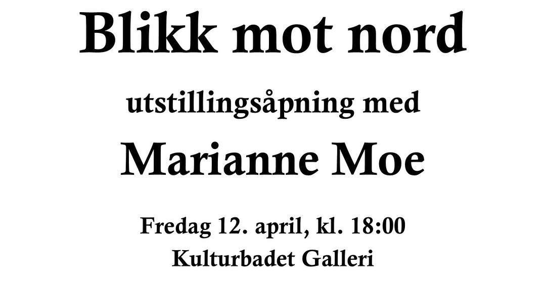 Bilde/illustrasjon for Blikk mot nord - utstillingsåpning Marianne Moe