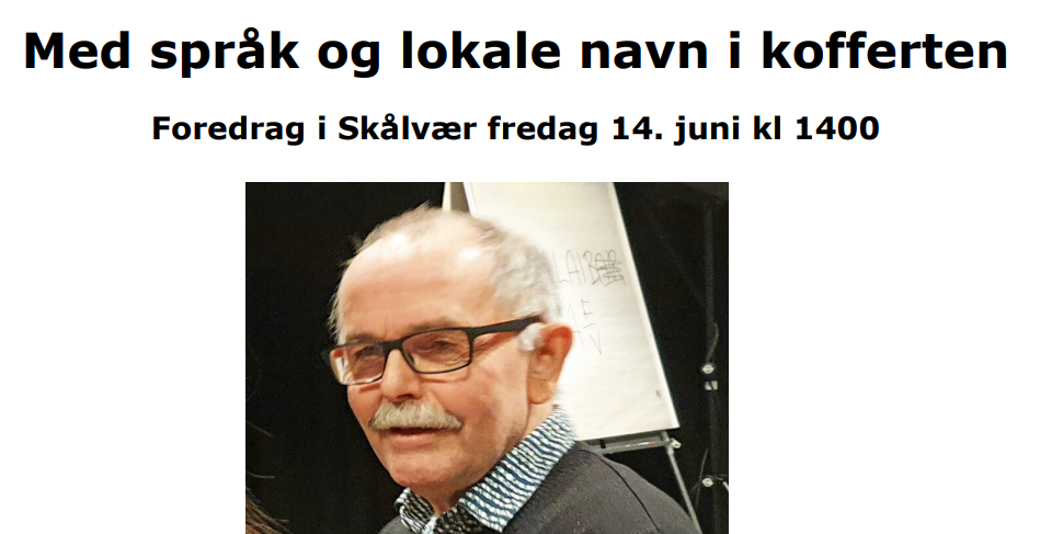Bilde/illustrasjon for Foredrag i Skålvær