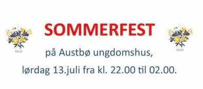Bilde/illustrasjon for Sommerfest på Austbø ungdomshus
