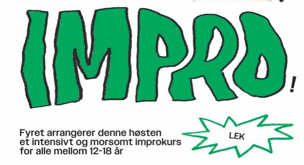 Bilde/illustrasjon for IMPROKURS!