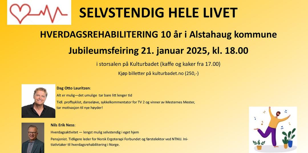 Bilde/illustrasjon for Selvstendig hele livet – hverdagsrehabilitering i Alstahaug 10 år